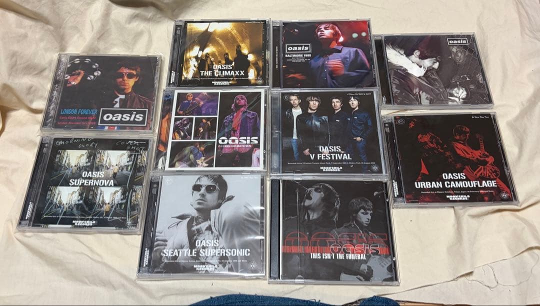 【oasis】　LIVE CD 10枚セット