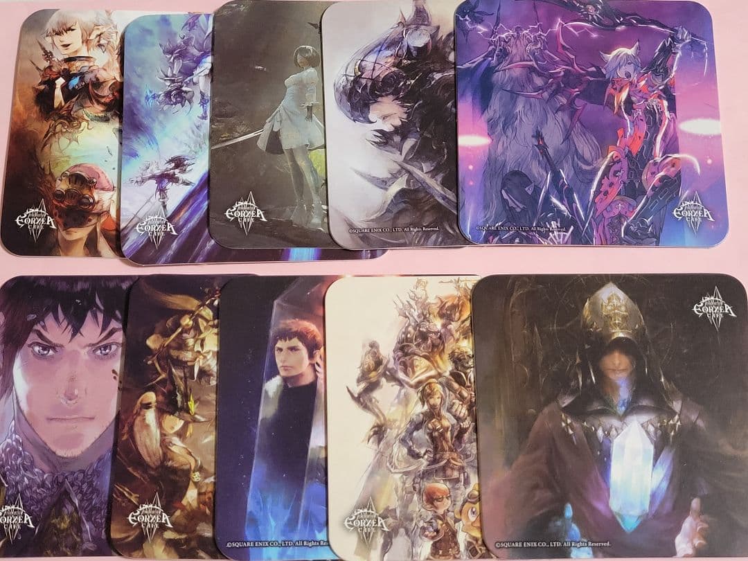 <一部バラok>　エオカフェ　コースター　コンプセット　FFXIV　FF14