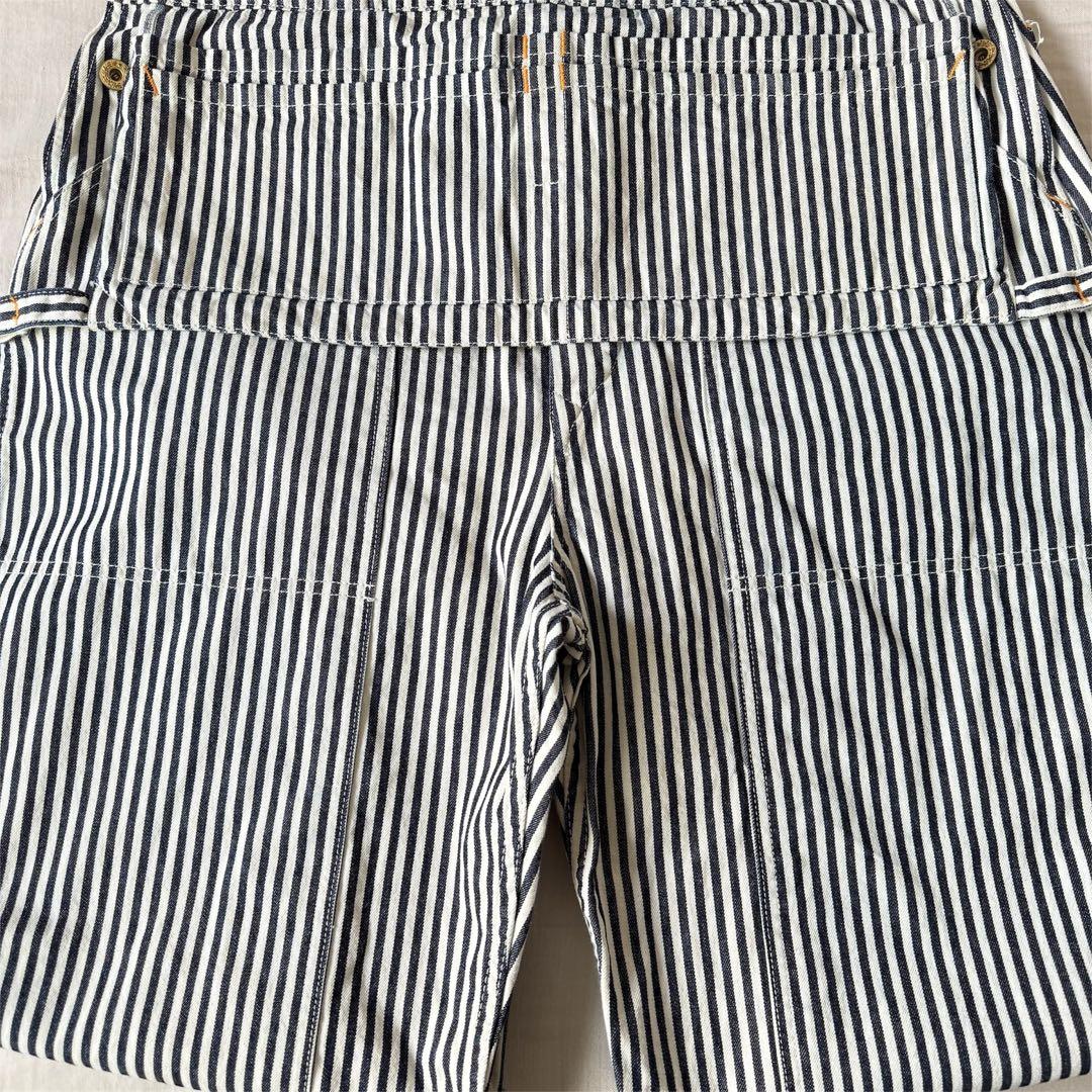 TCB jeans HANDYMANオーバーオール ヒッコリー 34 美品