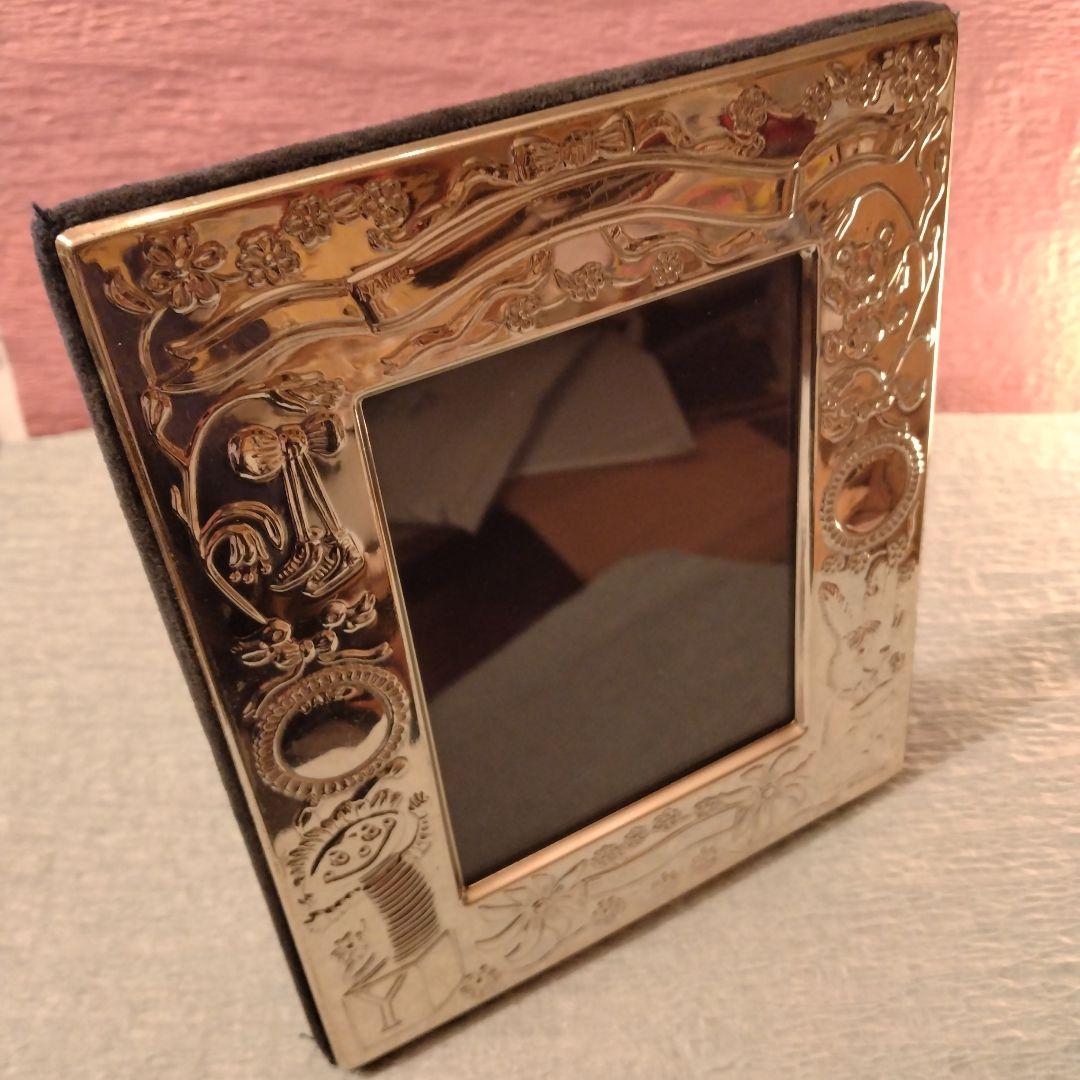 めめ　イギリス製　純銀　ベビーフォトフレーム