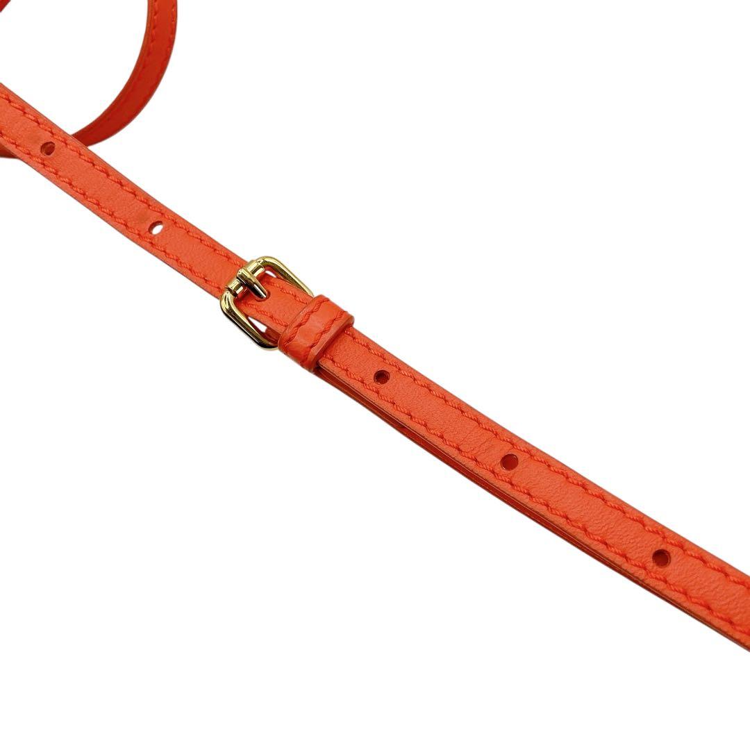 美品✨FENDI フェンディ　ショルダーストラップ　ミニピーカブー　レッド