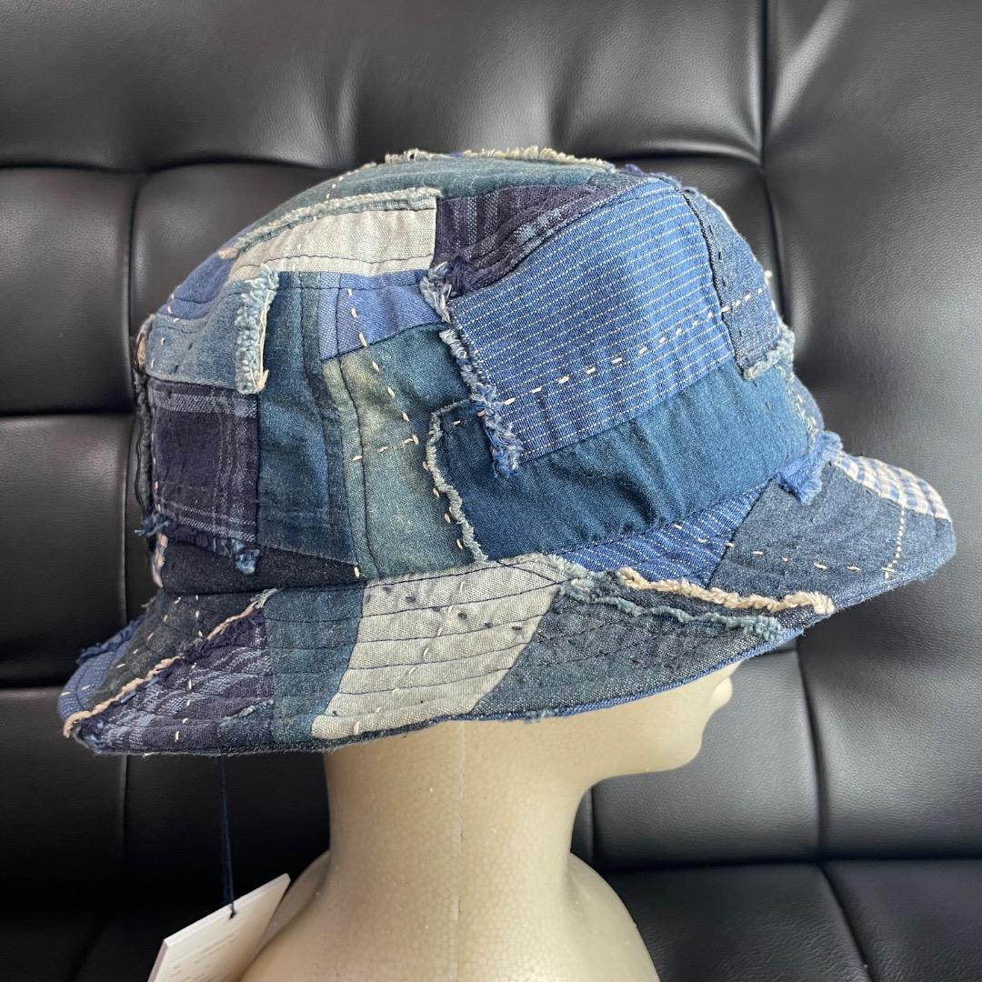 ✨レア・未使用✨KUON クオン デニム パッチワーク バケットハット