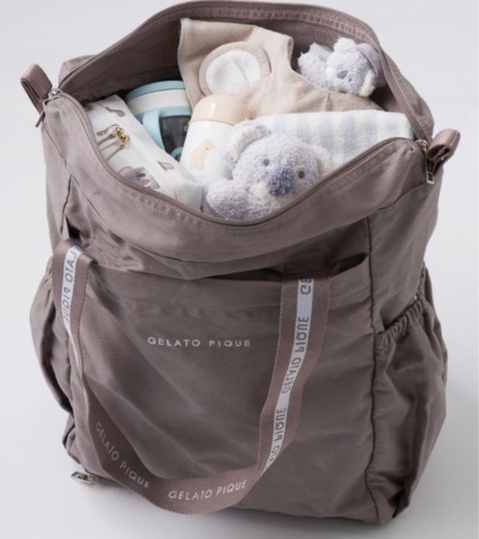 【新品未使用】ジェラートピケ/gelato pique 2waマザーズバッグ
