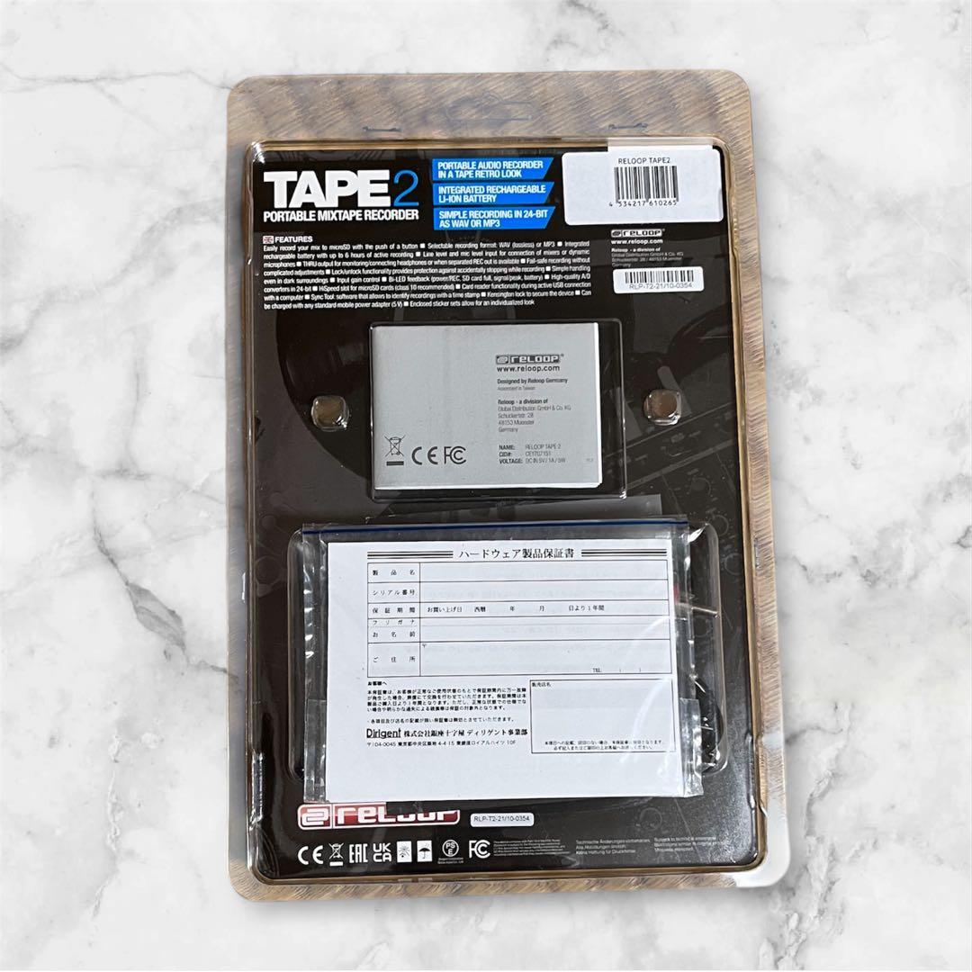 新品未使用✨Reloop TAPE2 ポータブル ミックステープ レコーダー