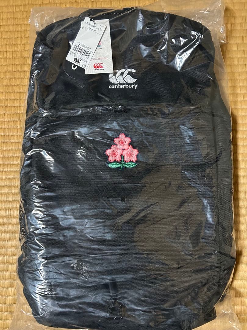 Canterbury バックパック ブラック 花刺繍 未使用