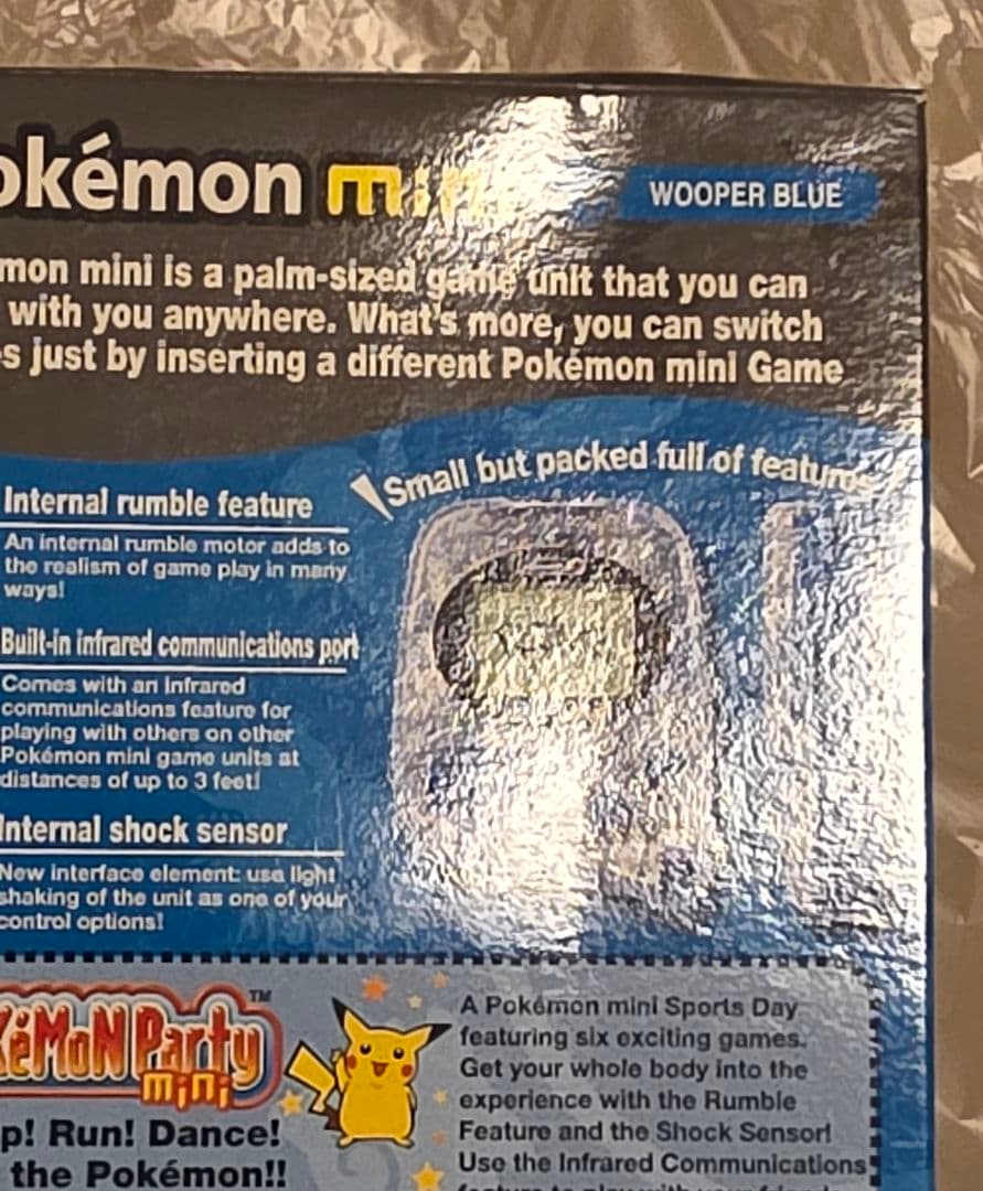 ポケモンミニ MIN-001 米国版 Pokemon Mini 本体