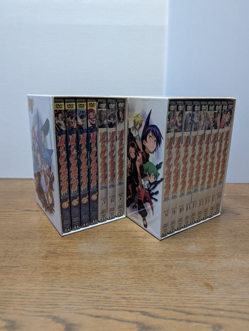 シャーマンキング　アニメ　DVD　全16巻　収納BOX付