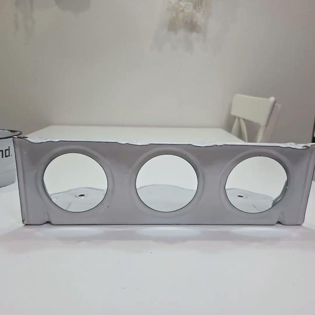 アンティーク ホーロー収納トレイ