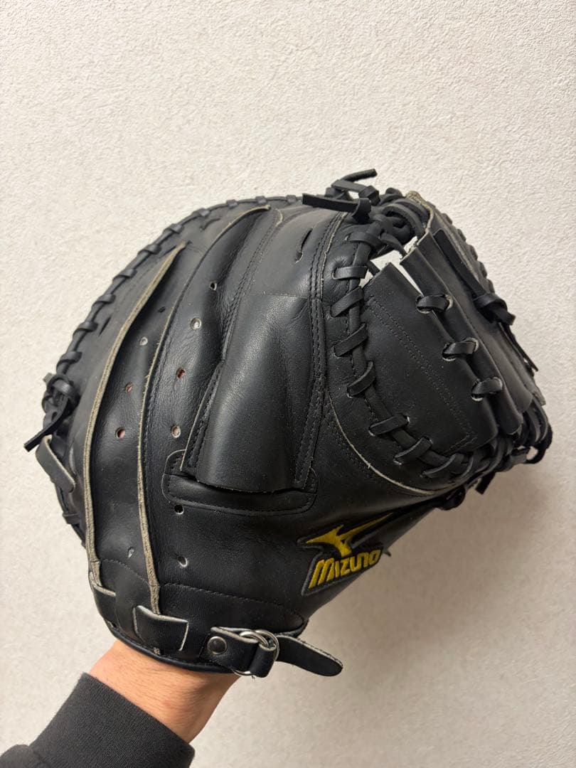 美品！！ 軟式 キャッチャーミット ブラック