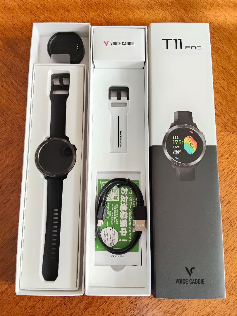【2025年10月購入】ボイスキャディ T11 PRO 腕時計型 GPSナビ