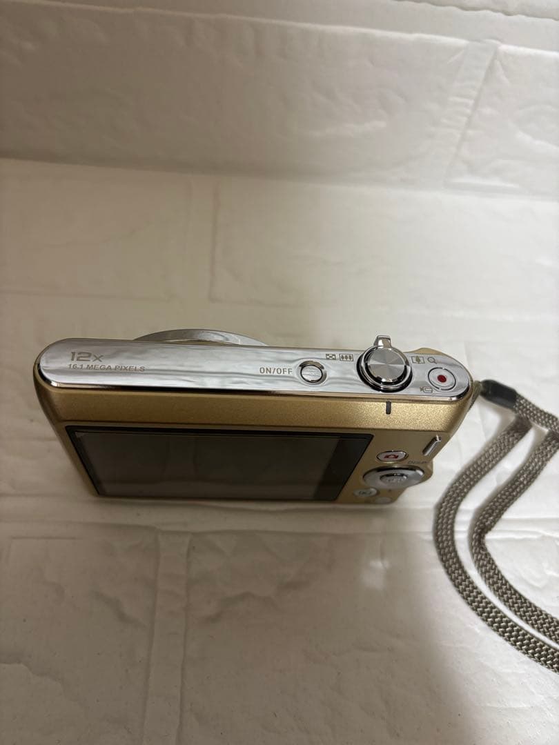【目立った傷や汚れなし】CASIOEXILIMゴールド コンパクトデジタルカメラ