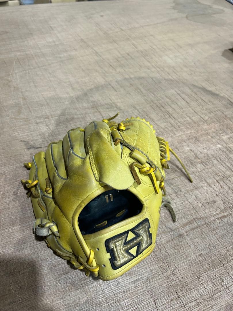 Hi-Gold 軟式グローブ 心極　ハイゴールド　希少ロゴ