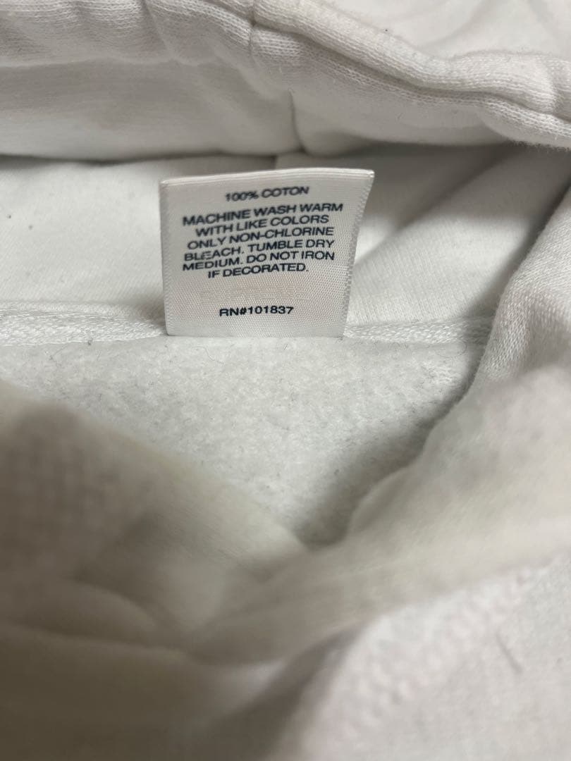 Supreme ホワイトパーカー Sサイズ