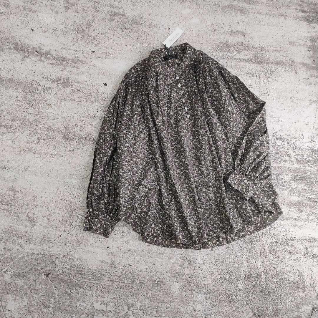 24SS 新品　HUG Ō WäR　LIBERTY　ギャザープルオーバーブラウス