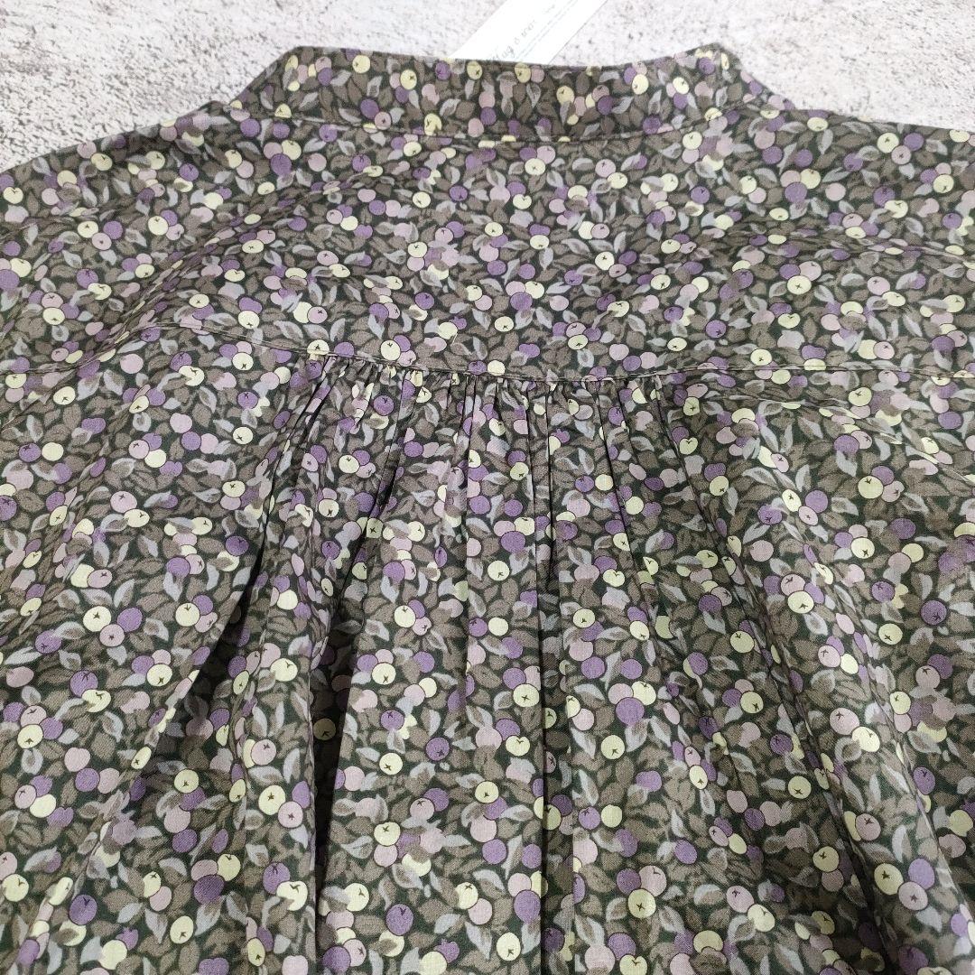 24SS 新品　HUG Ō WäR　LIBERTY　ギャザープルオーバーブラウス