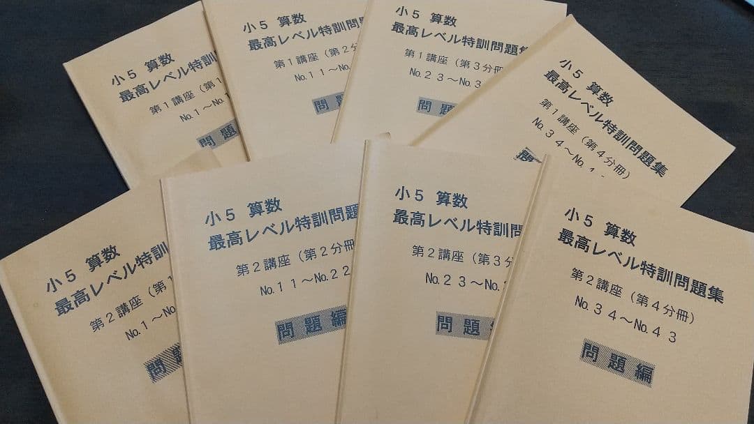 小5 算数 最高レベル特訓問題集