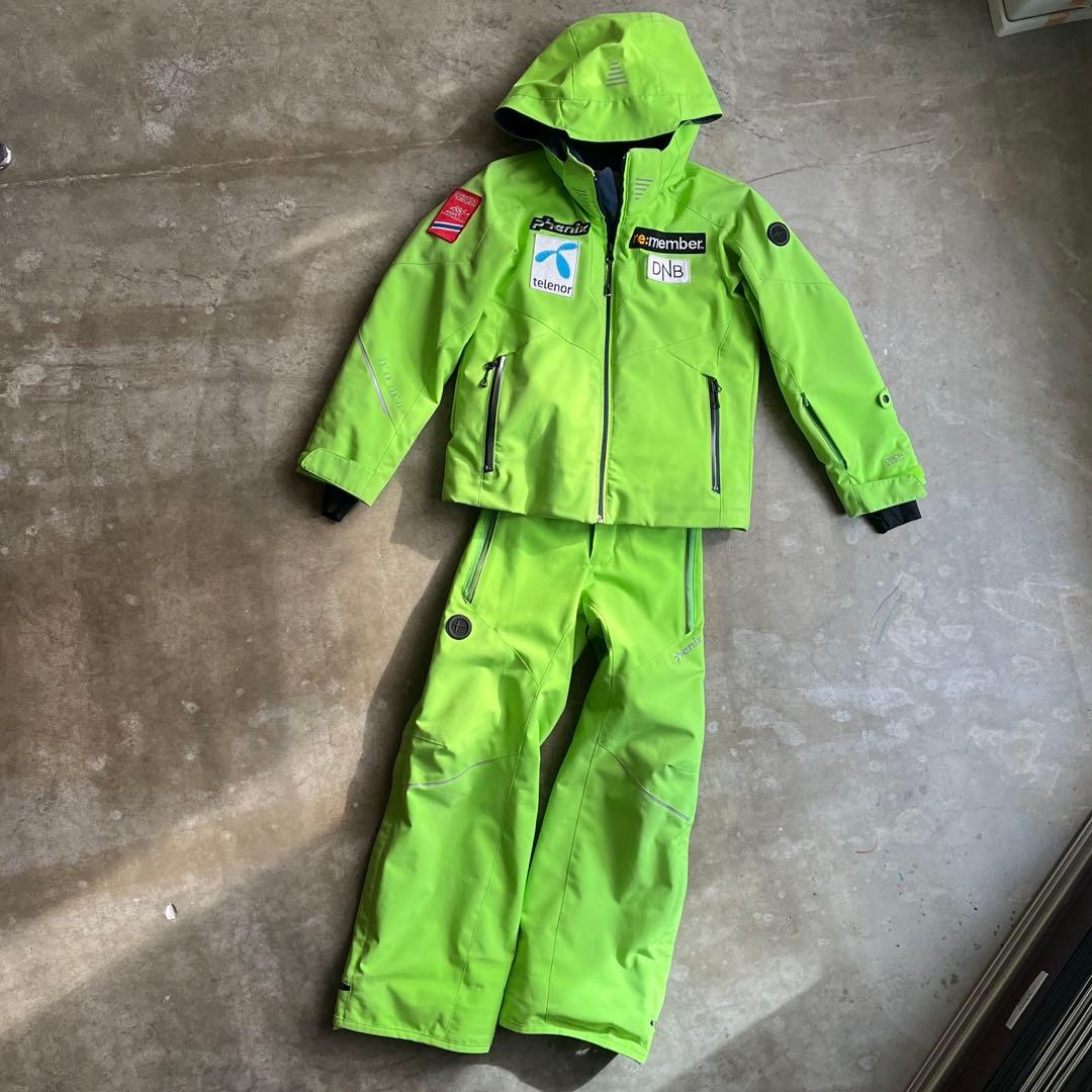 Phenix キッズ　130 スキーウェア　競技用　サイドフルオープン　上下