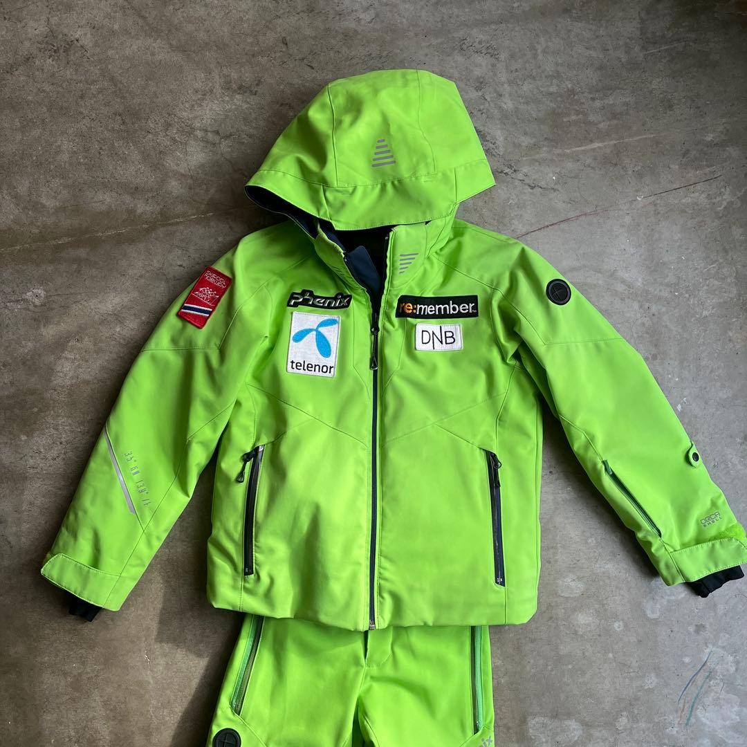 Phenix キッズ　130 スキーウェア　競技用　サイドフルオープン　上下