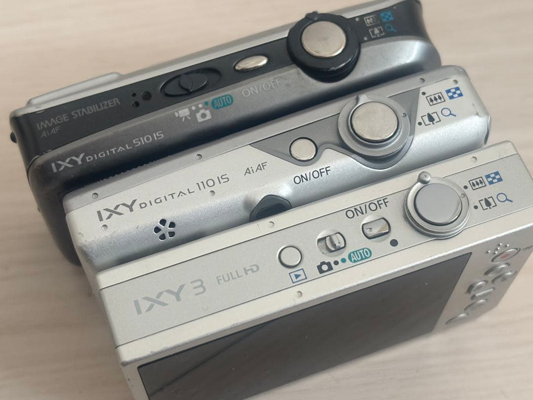 canonIXY3,canonIXY110is,canonPC13563台まとめ