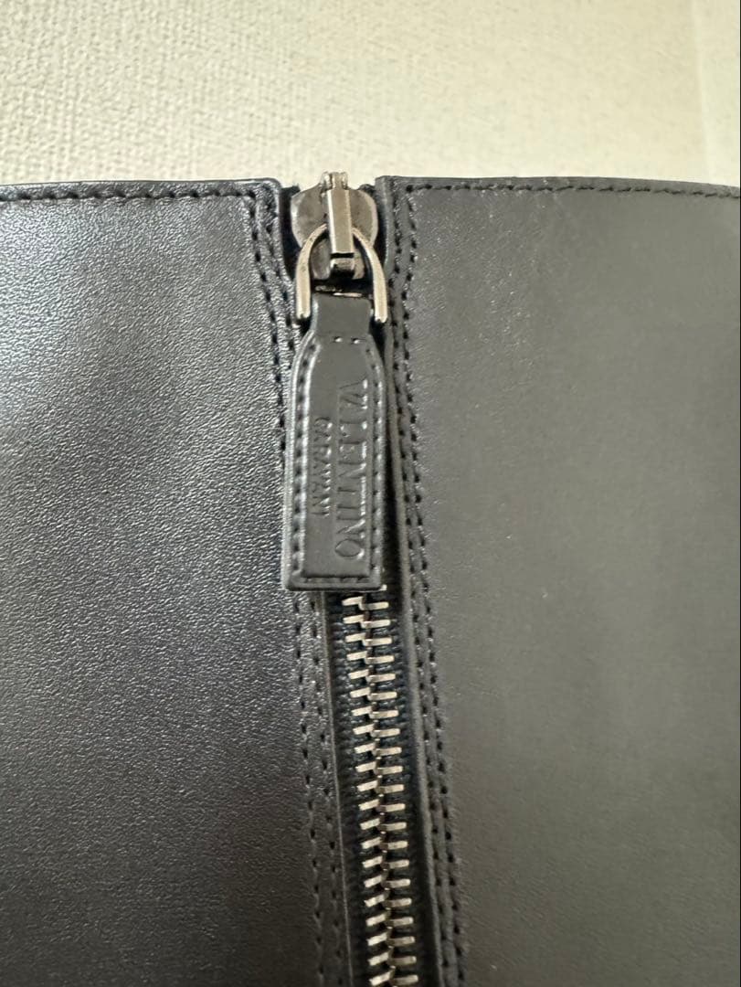 valentinoプラットフォーム　37厚底ロングブーツ Vロゴ　ヴァレンティノ