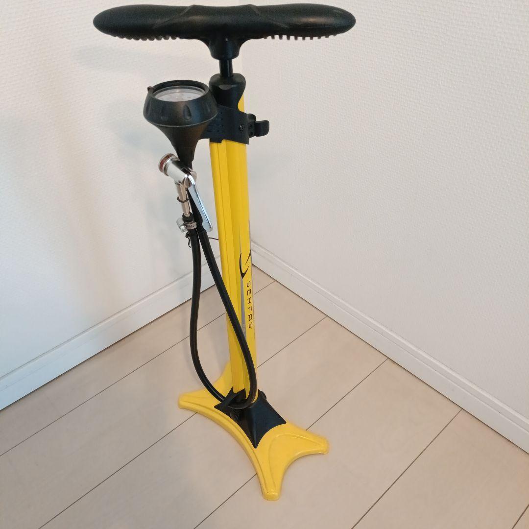 サーファス(Serfas)空気入れFP-200+Hirameポンプヘッド縦型