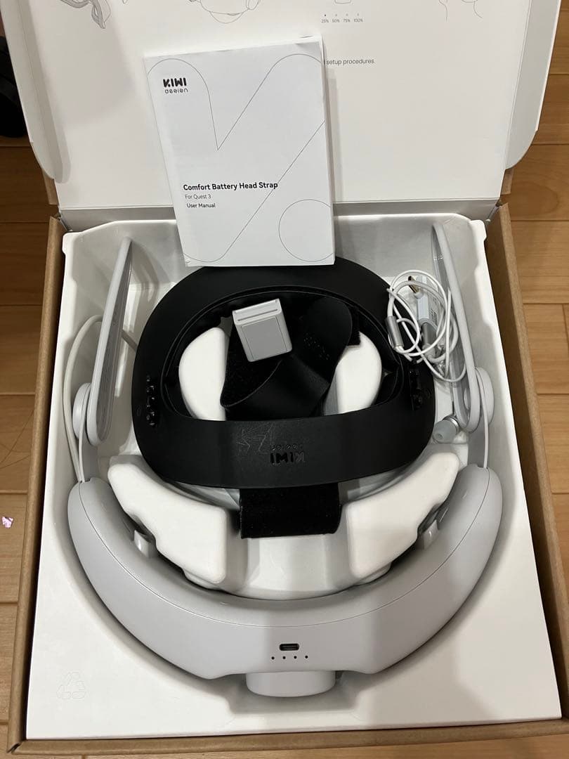  Quest 3s とKIwI と通気性型接顔部の3点セット