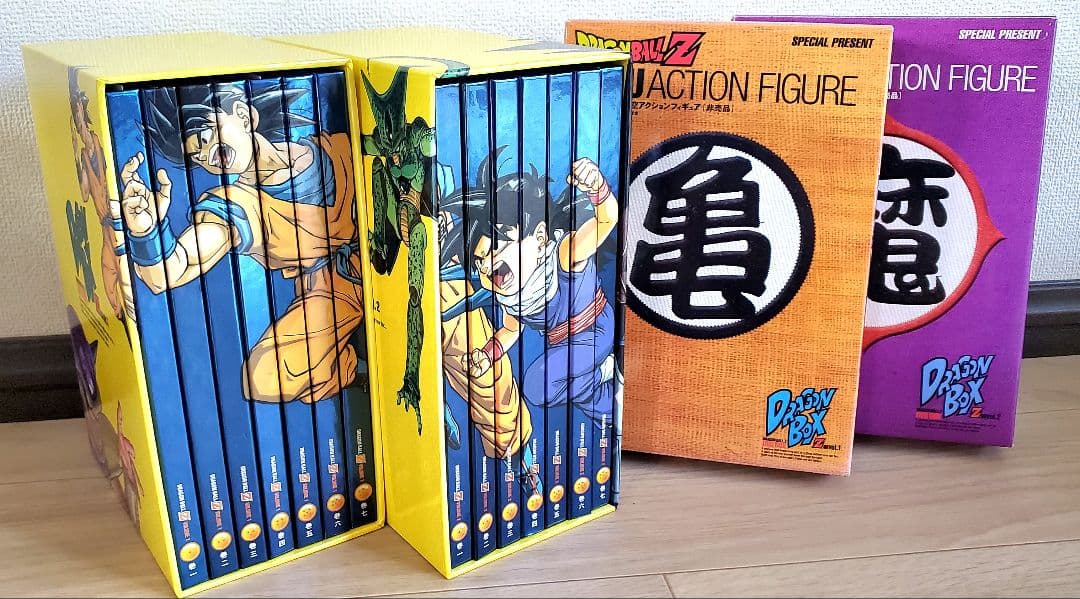 と*と様 ドラゴンボール Z DVD BOX VOL1 & 2 セット フィギュ
