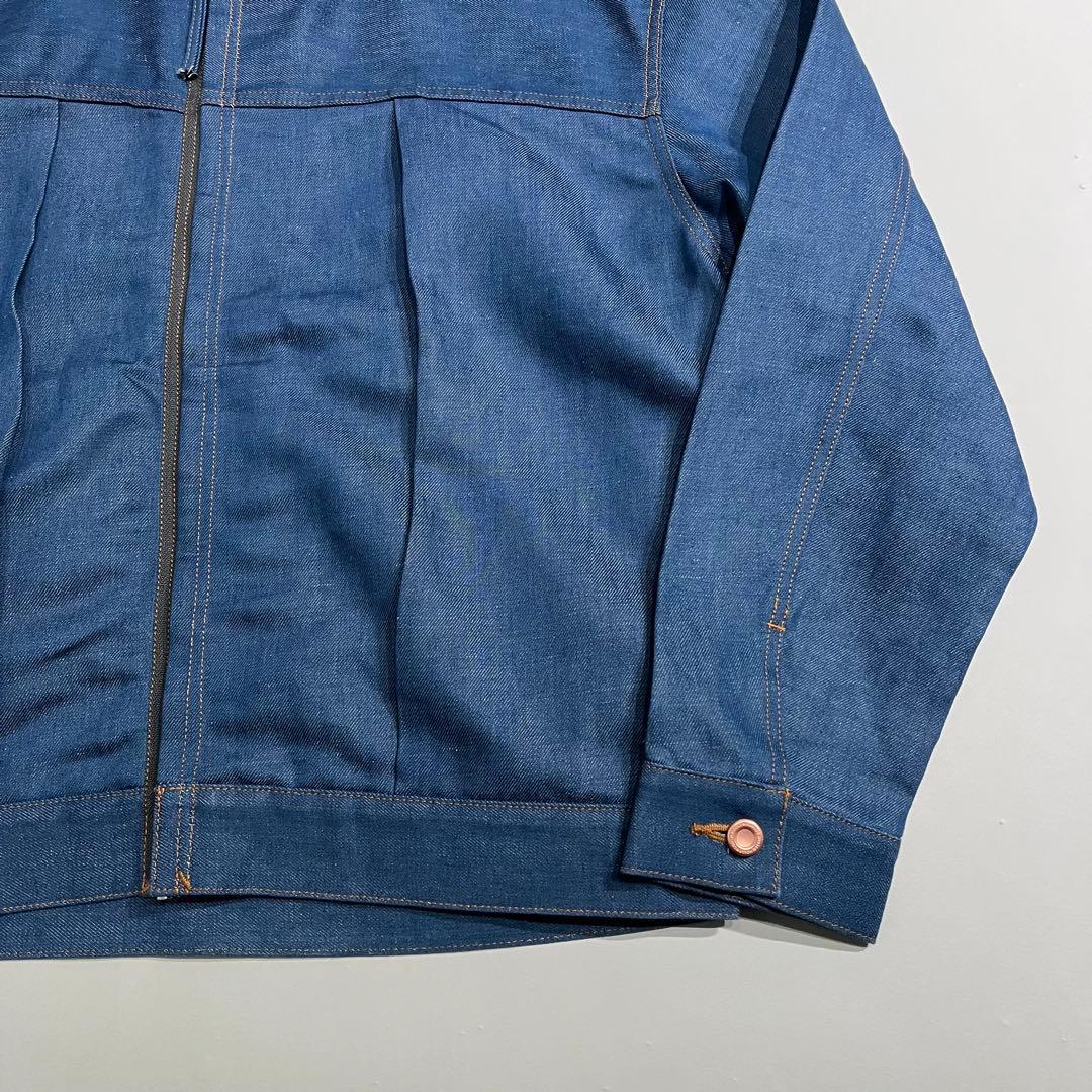 ジャケット・アウター N.HOOLYWOOD no collar chambray jacket