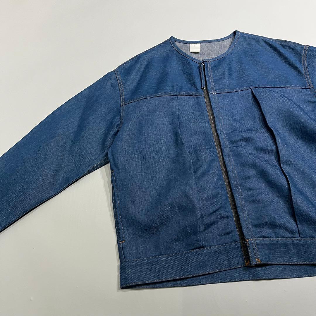 ジャケット・アウター N.HOOLYWOOD no collar chambray jacket