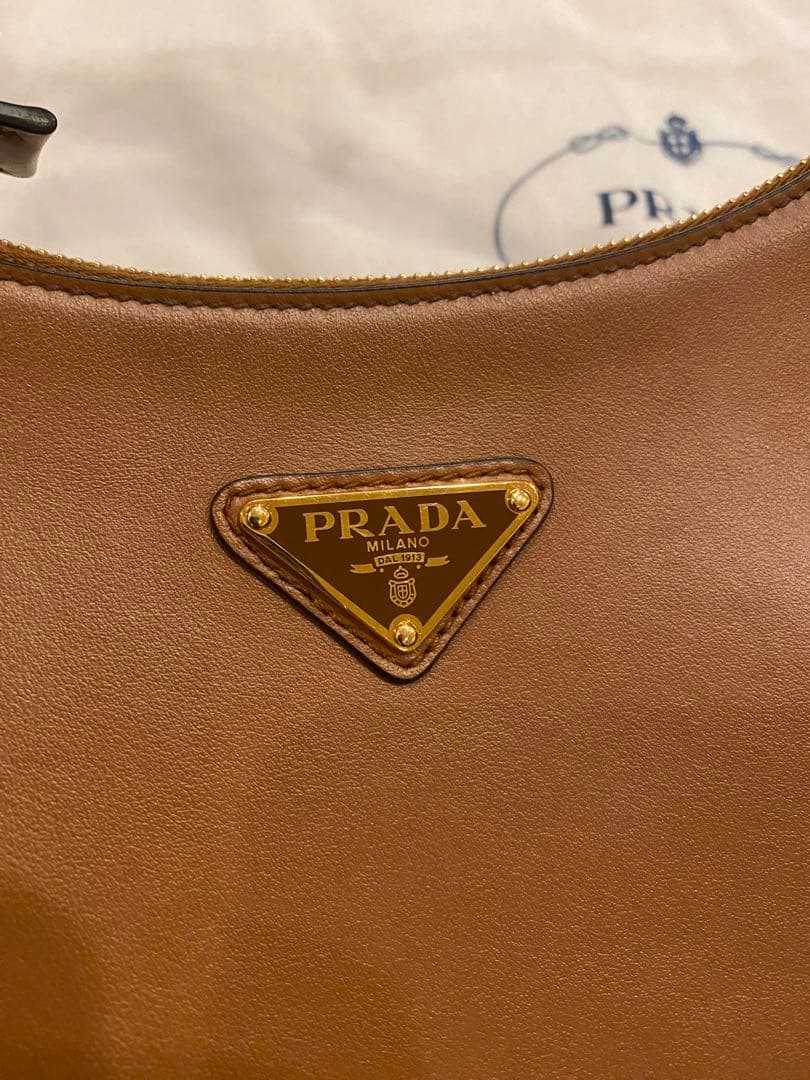 ☆PRADA ブラウンレザー バック☆