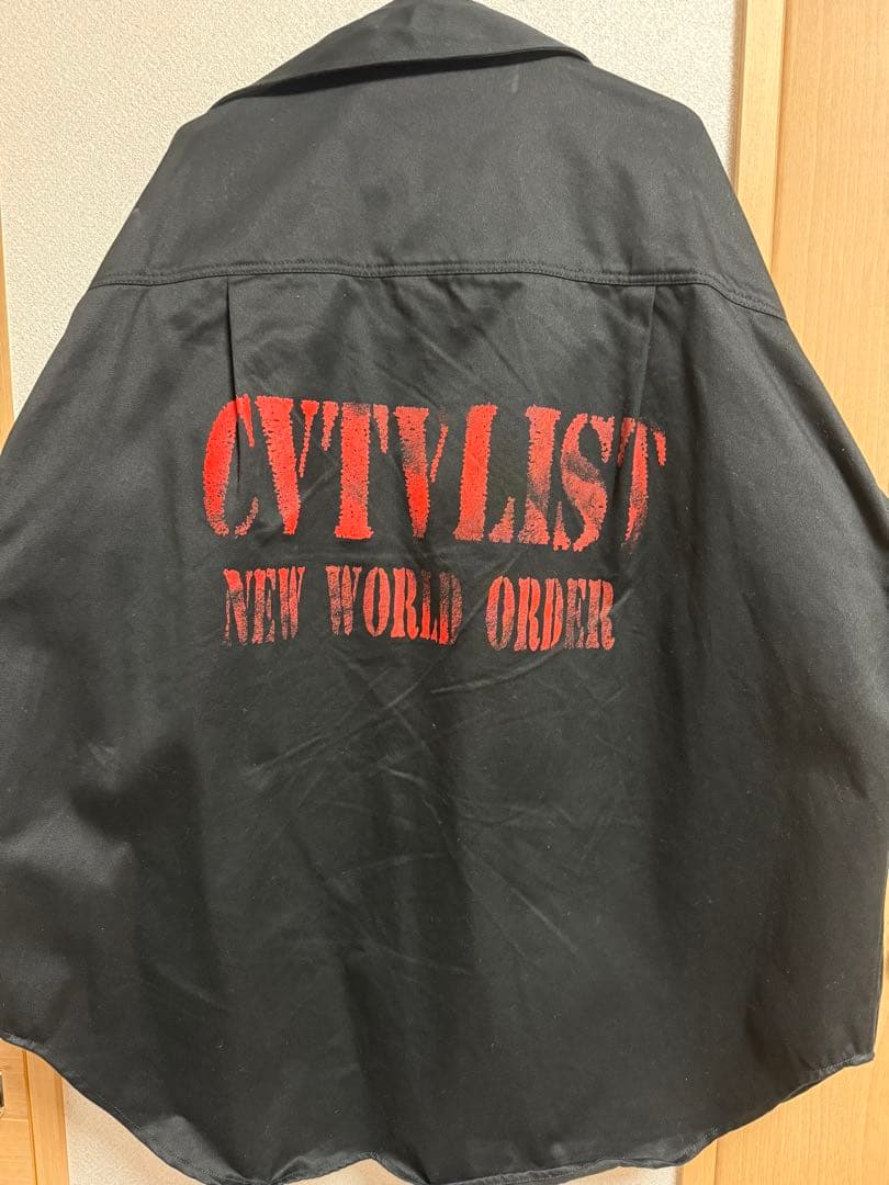 CVTVLIST ステンシルオーバーサイズ シャツジャケット