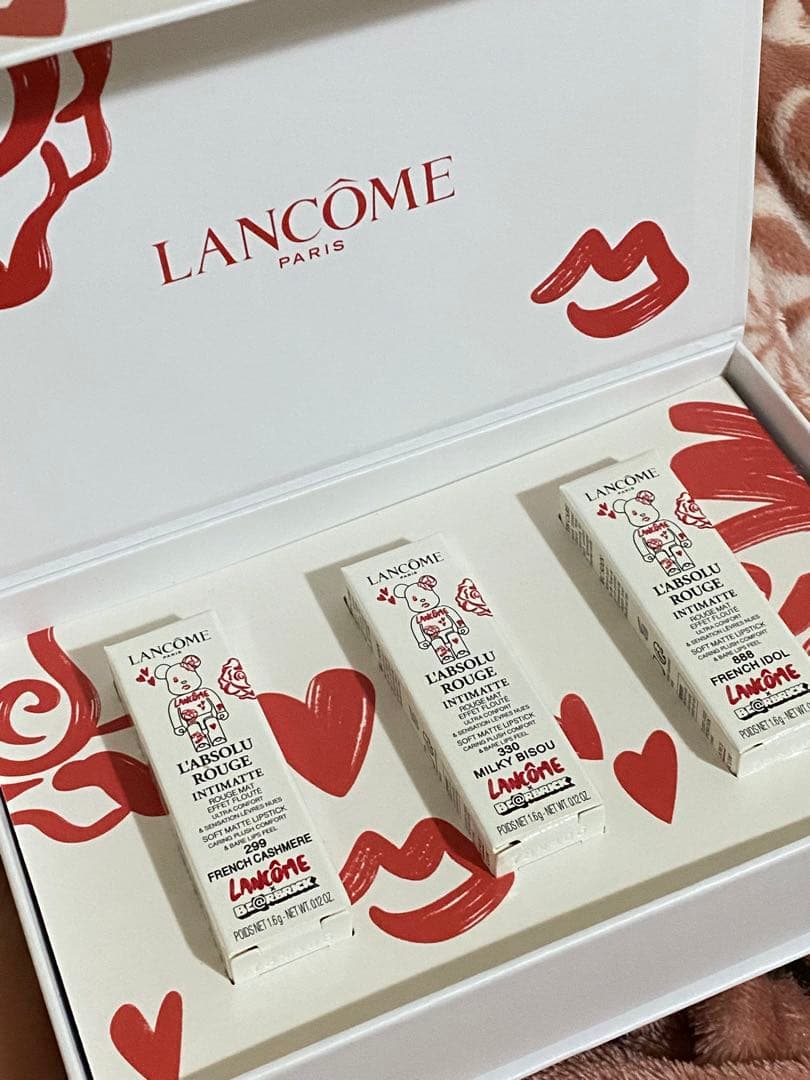 LANCOME × BE@RBRICK 限定リップ 3点セット 新品未使用