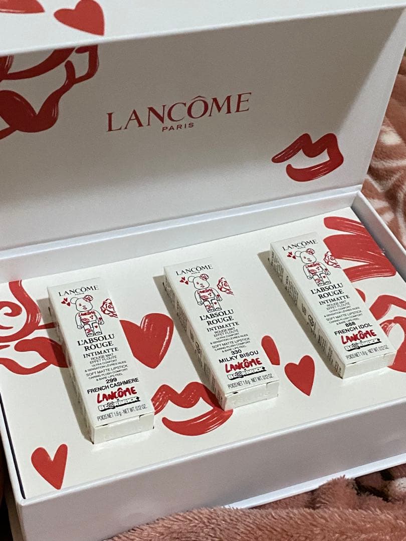 LANCOME × BE@RBRICK 限定リップ 3点セット 新品未使用