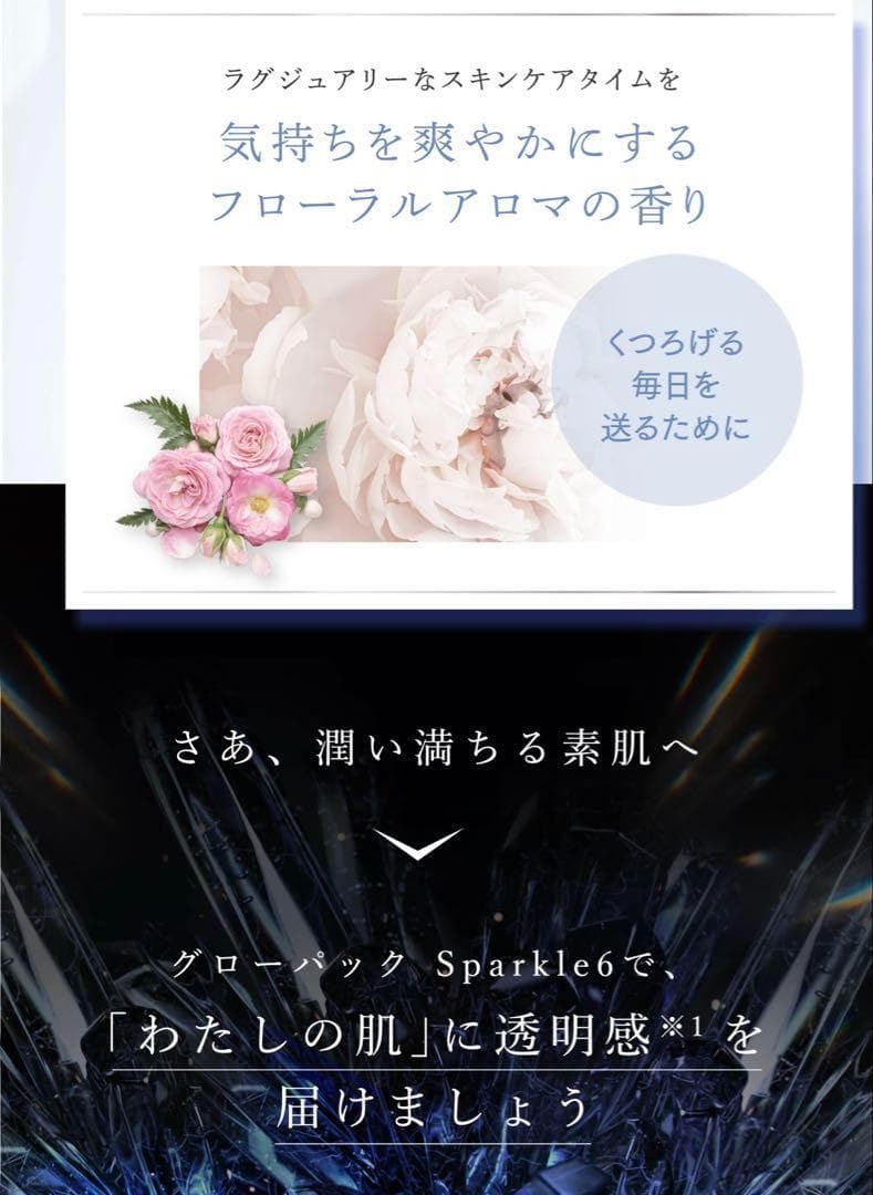 エニシー グローパック Sparkle6 ブラック 炭 炭酸ガスパック