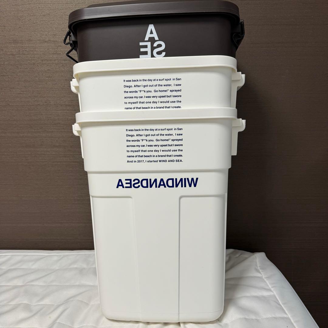 WIND AND SEA Trash Can ゴミ箱　収納