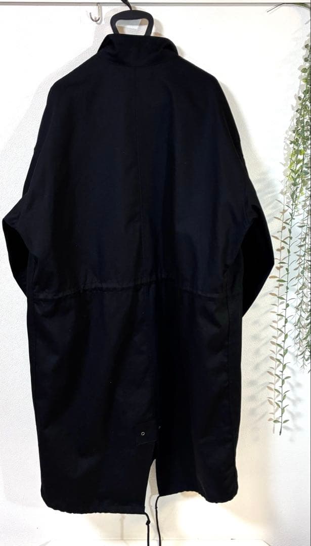 【美品】natto ハイクオリティ ミリタリーモッズコート / ブラック