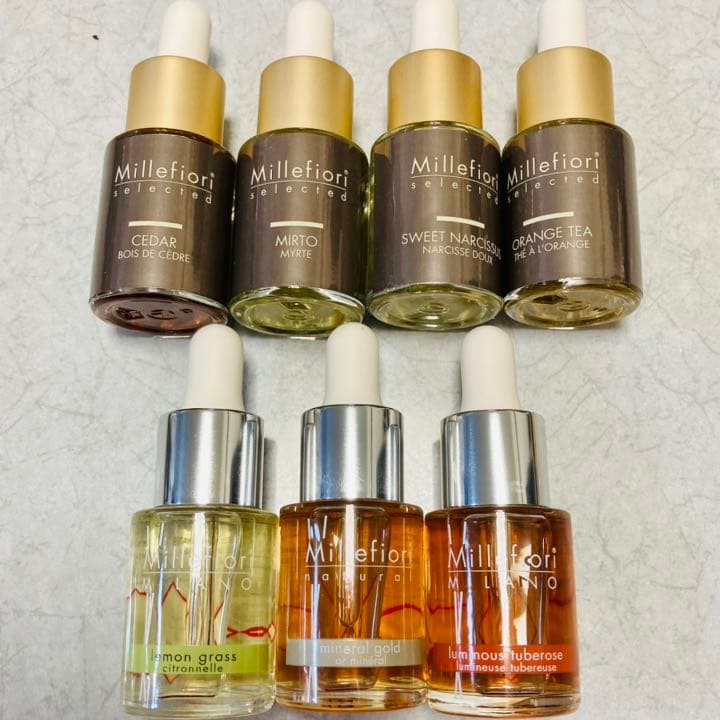 セール！ 新品　Millefiori (ミッレフィオーリ) アロマオイル7本