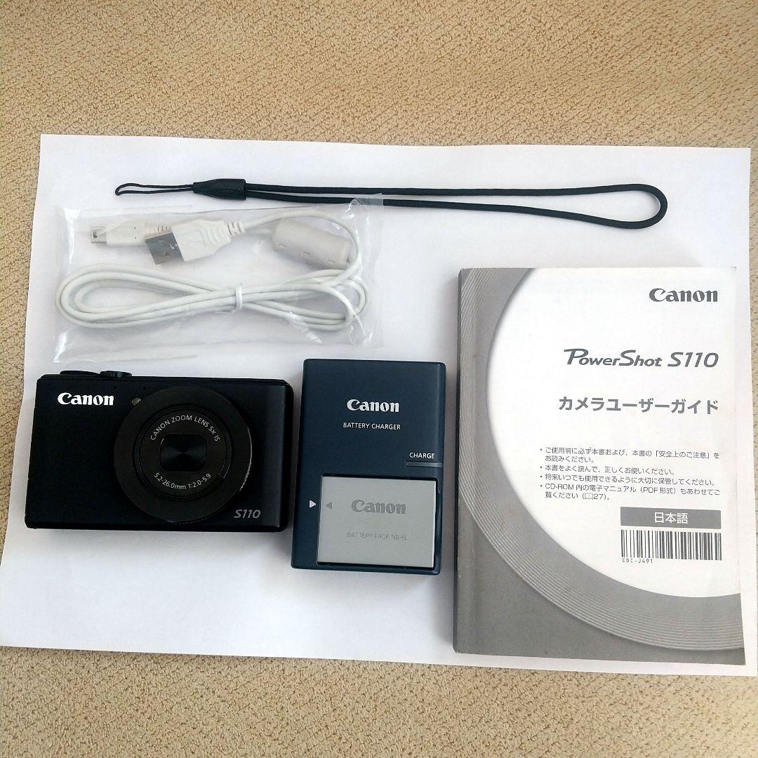 【美品】Canon PowerShot S110 動作確認済 Wi-Fi搭載