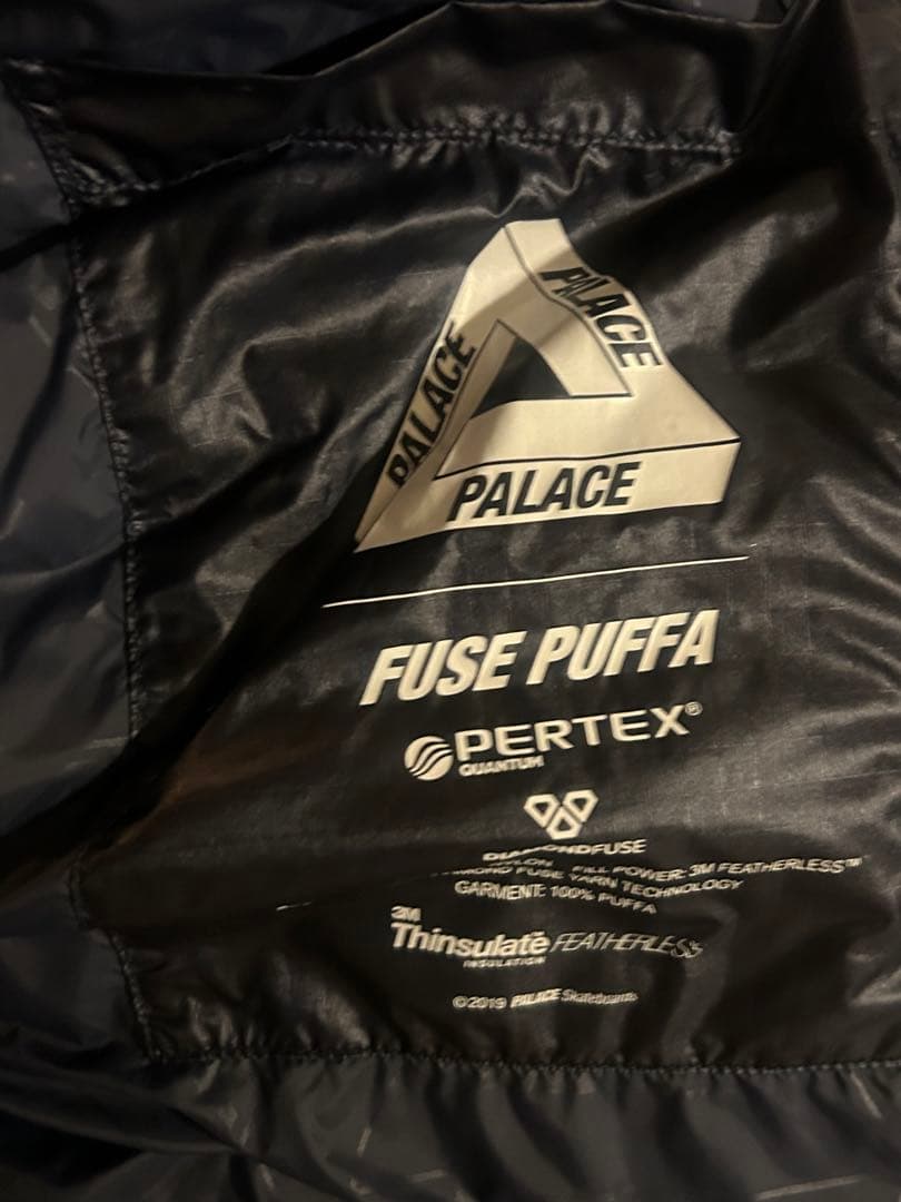 PALACE ネイビー ダウンジャケット S