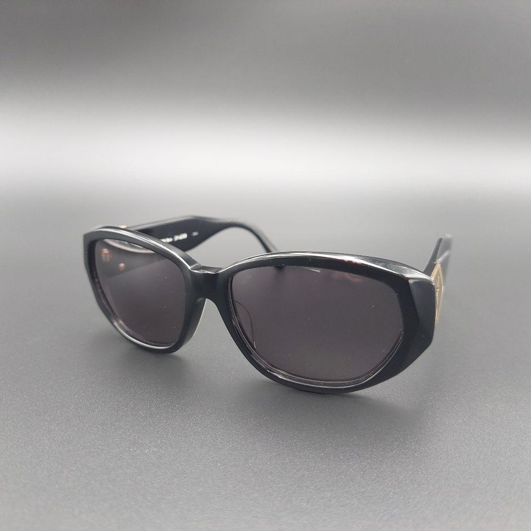 【大人気】 イヴサンローラン　サングラス　 キャットアイ　金ロゴ　黒　良品　希少