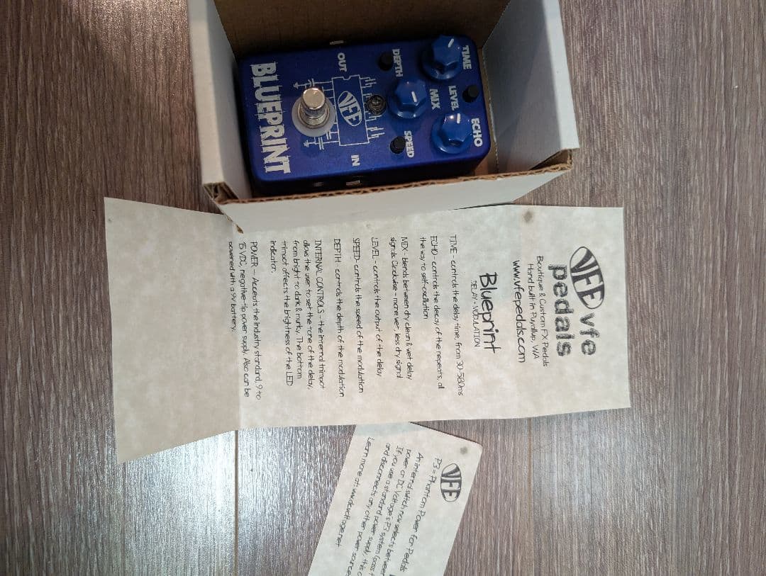 VFE Pedals BLUEPRINT アナログディレイ