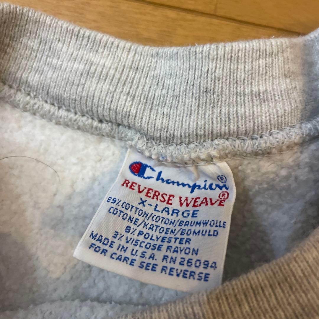 秋*様 美品 両面プリント ミシガン チャンピオン リバースウィーブ スウェット