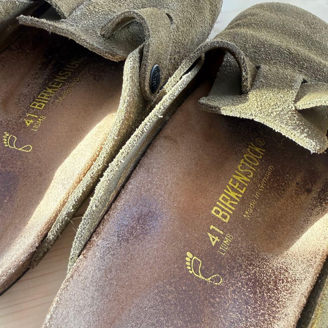 ビルケンシュトック　ボストン　オリーブ　41 26.5