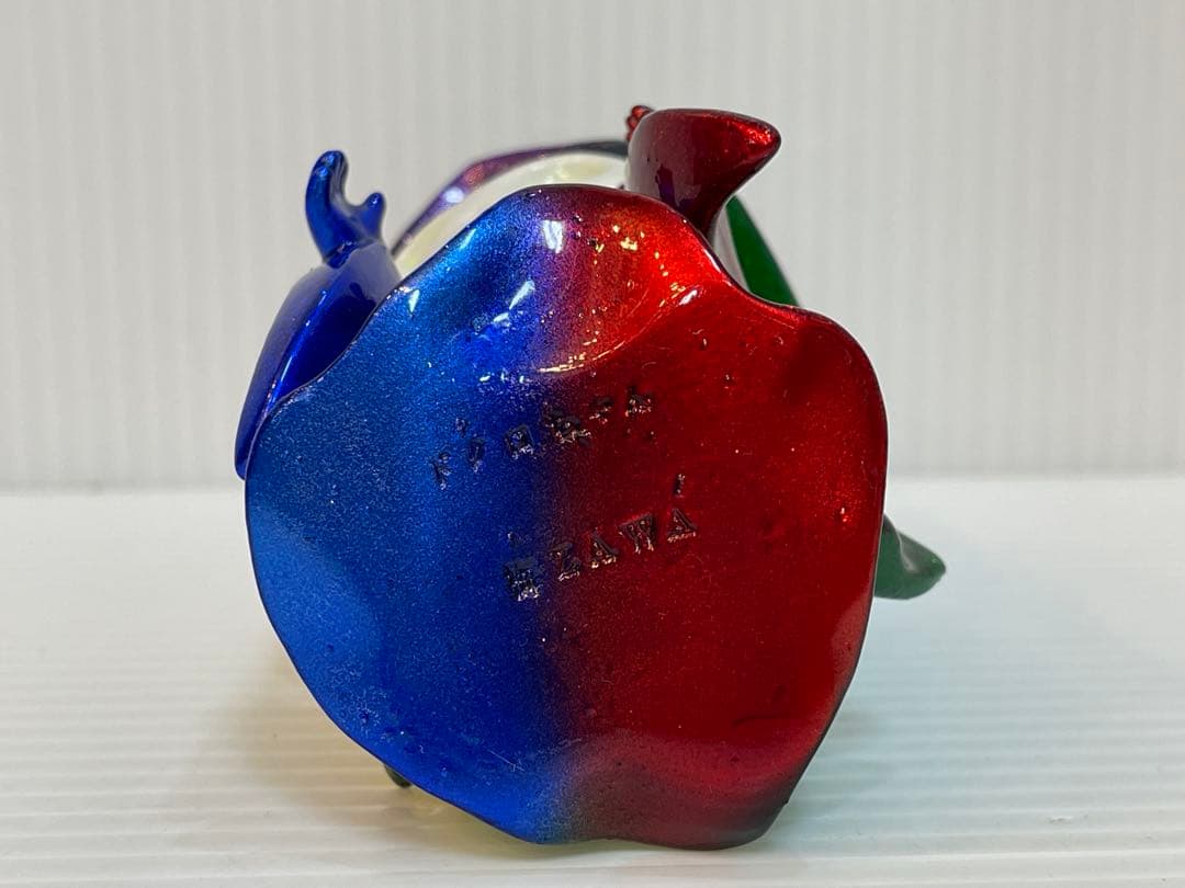 梅ZAWA ドクロちゃん レインボー/ラメ ソフビ フィギュア 希少 限定