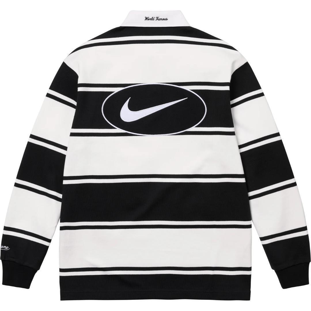 ウェア Supreme Nike Stripe Rugby Black M
