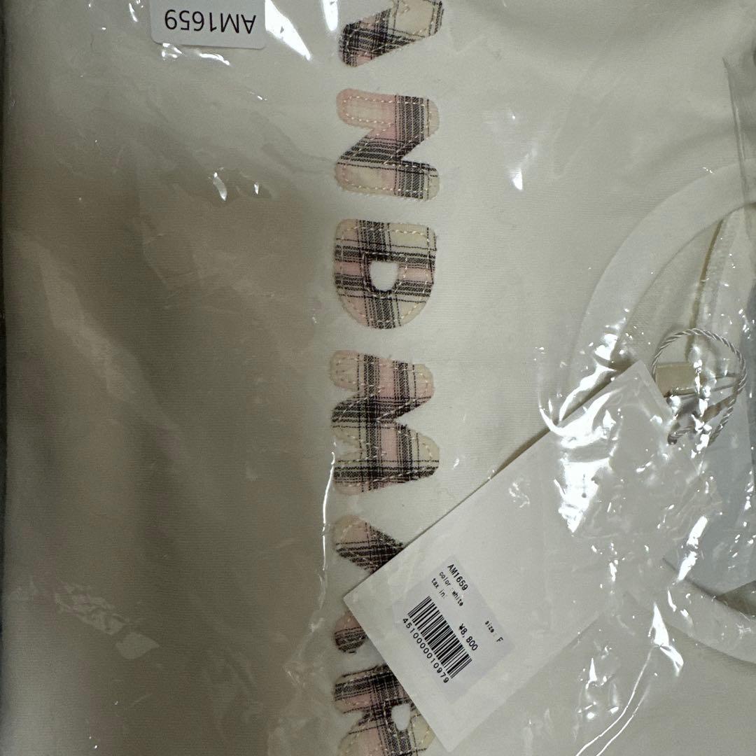 トップス andmary Mary logo pattern tops