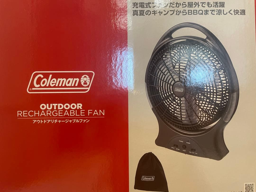 【本日限定値下げ】Coleman アウトドア充電式ファン