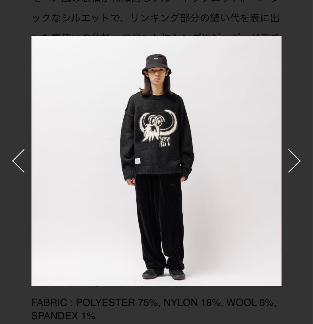 トップス 2025 aw wtaps CREW NECK BVO / SWEATER