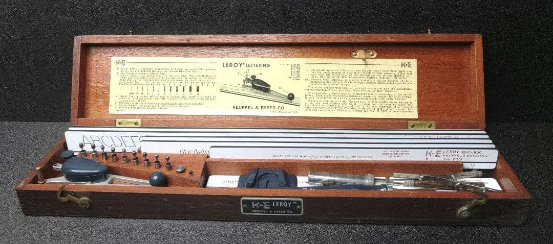 希少品　KEUFFEL & ESSER CO.製 ヴィンテージ刻字ツールセット