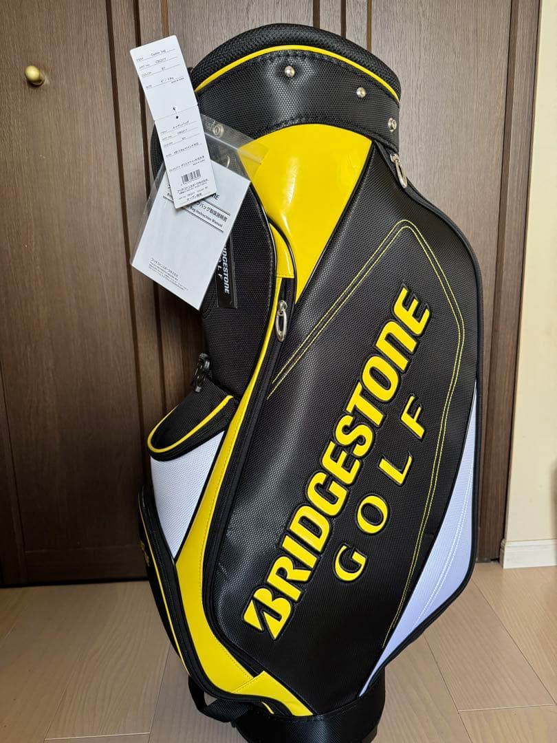BRIDGESTONE GOLF キャディバッグ 黒/黄色